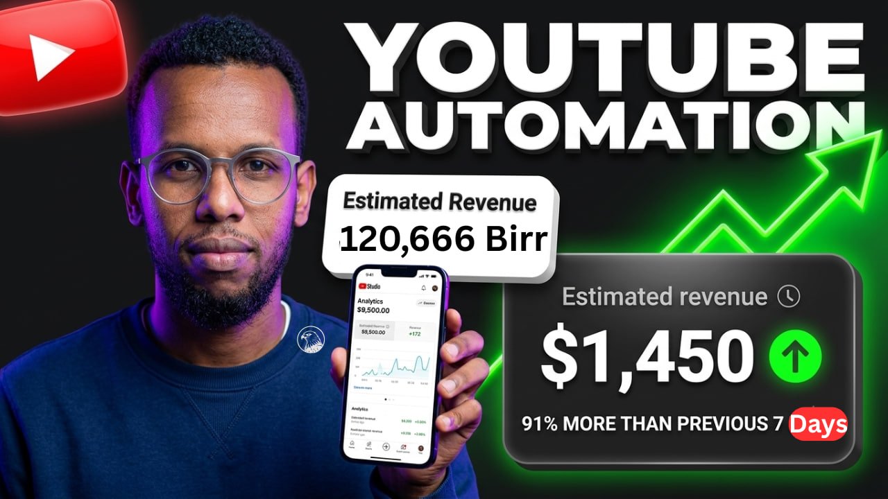 You are currently viewing YouTube Automation Afaan Oromoo: Ji’a 3 Keessatti Subscribers 300K fi Silver Play Button Argadhe